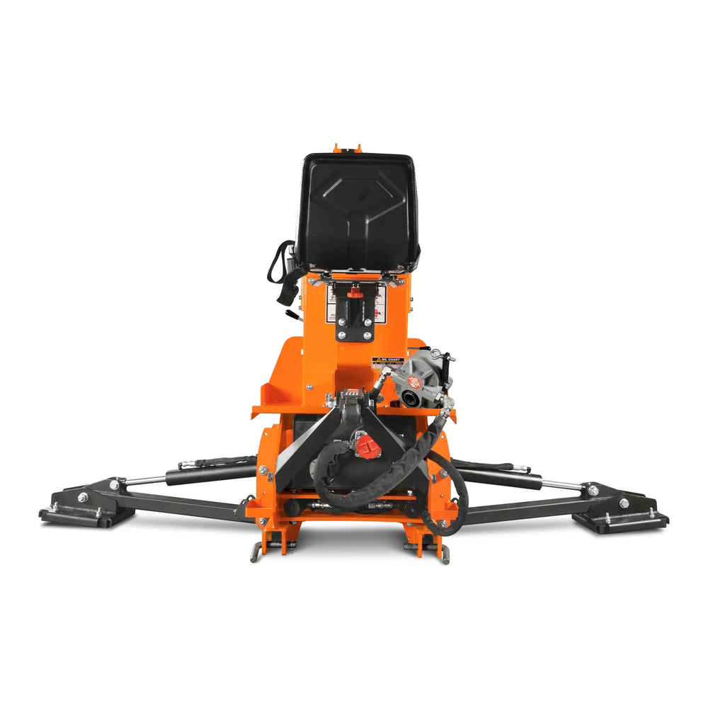 9' Tractor Backhoe Attachment with Hydraulic Thumb, 15" Bucket, ISO/SAE Switchable Controls, Self-Contained Hydraulic System, 3 Point Hitch Cat.1 & 2, 25-100 HP, BH860H