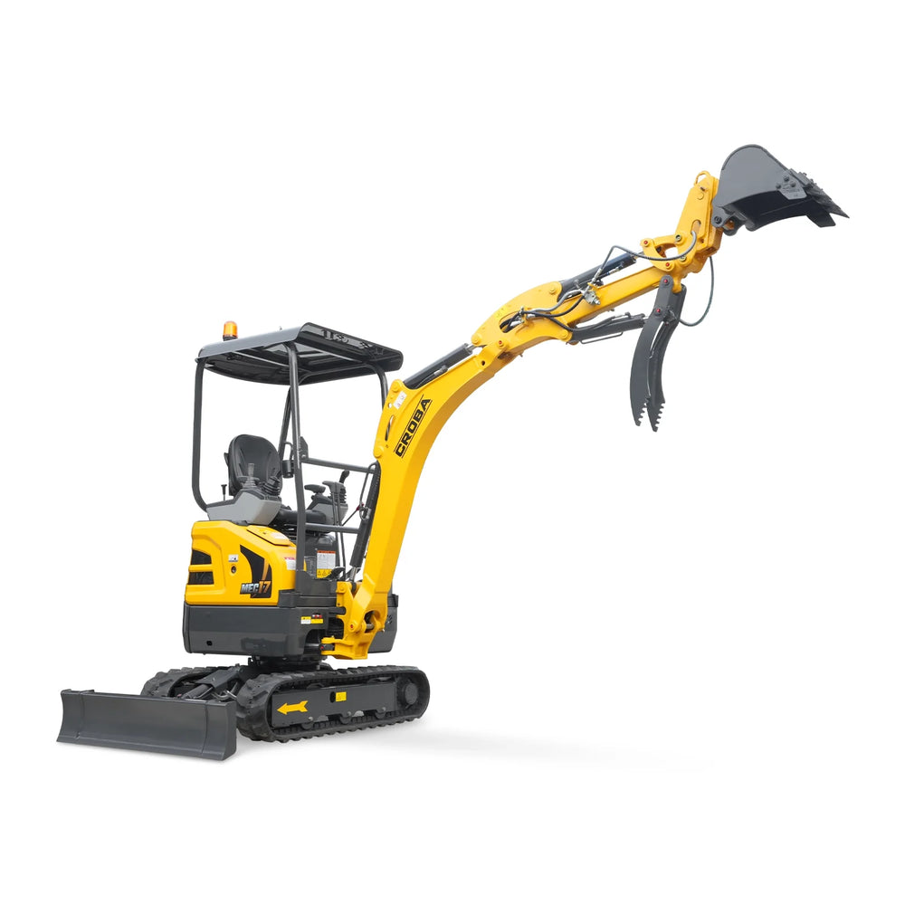 Mini Compact Excavator Kubota D902 Engine, 95" Max. Digging Depth, 4190 LBS Operating Weight, MEC17PRO