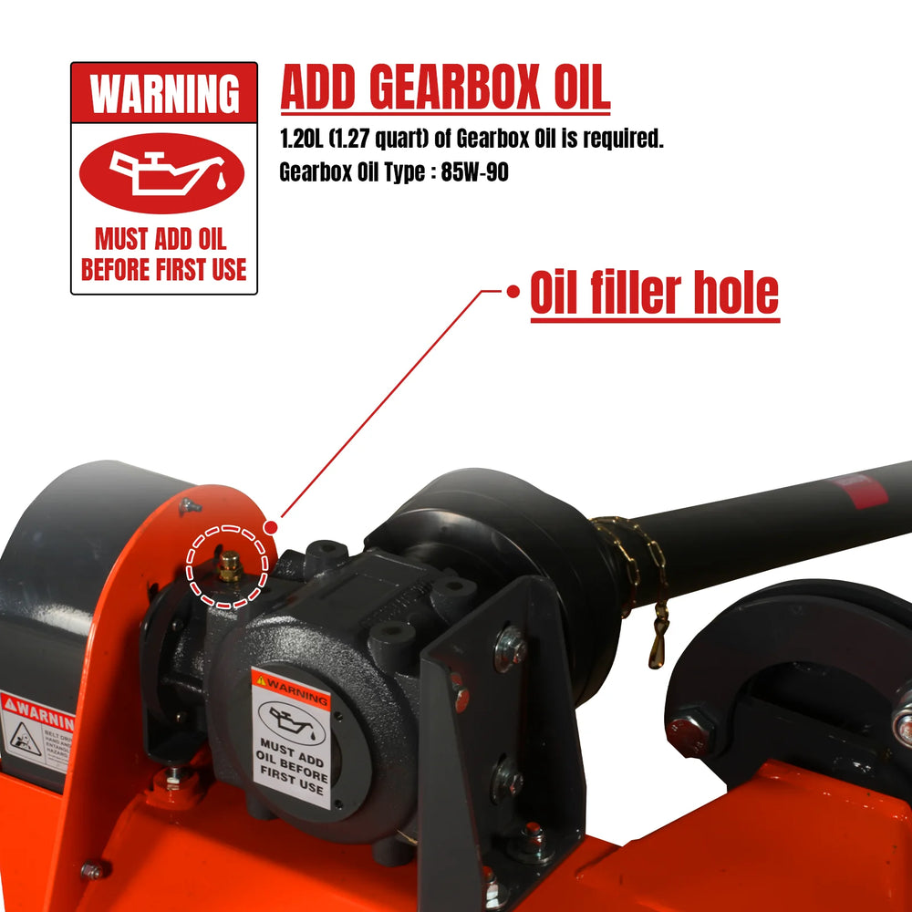 48" Standard 3 Point Offset Flail Ditch Bank Mower, 25-50HP, VAM48