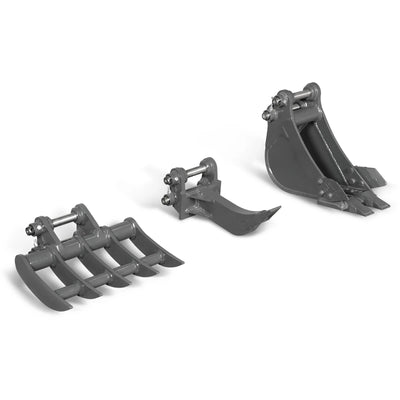 Attachment Set for Mini Compact Excavator MEC17, MEC17PRO (SKU: 150533; 150534）