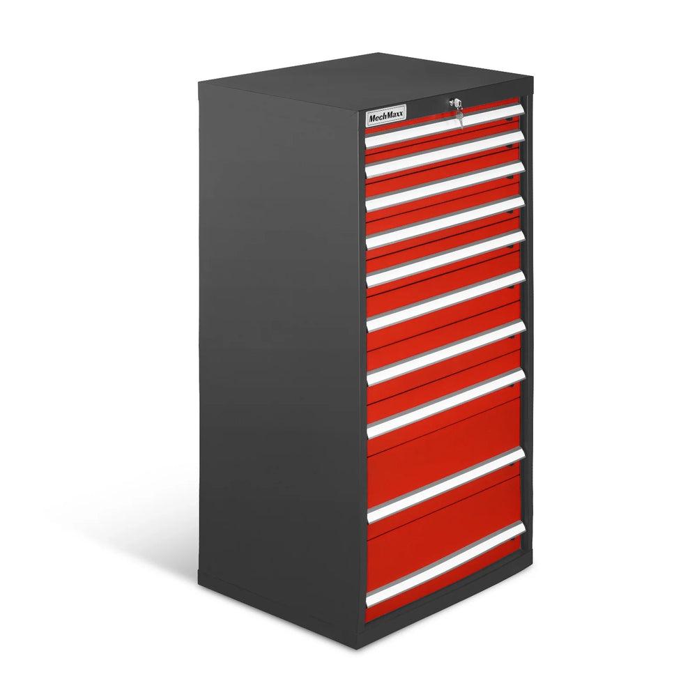 Heavy Duty Modular Drawer Cabinet - 11 Drawer 59" H x 28.5" W x 22.5" D Tool Storage Organizer,  Steel Construction