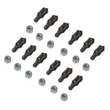 ( 1 Pack / 12 Pcs ) Teeth and Nut for Stump Grinder SG24; SG24PRO; SG30PRO; SG61, 1 Pack 12 teeth (SKU: 150151;150151G;150181;150181G;150182;150182G;150501)