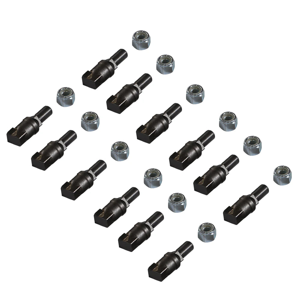 ( 1 Pack / 12 Pcs ) Teeth and Nut for Stump Grinder SG24; SG24PRO; SG30PRO; SG61, 1 Pack 12 teeth (SKU: 150151;150151G;150181;150181G;150182;150182G;150501)