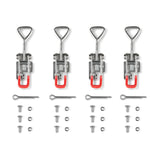 ( 1 Pack / 4 Pcs ) Folding Clasp for Wood Chipper GS650 ( SKU: 110100; 110101 )