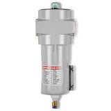 63 CFM Compressed Air Oil-Water Separator Precision Filter,1μm,Oil Content 1ppm, With Auto Drain, Pressure Indicator