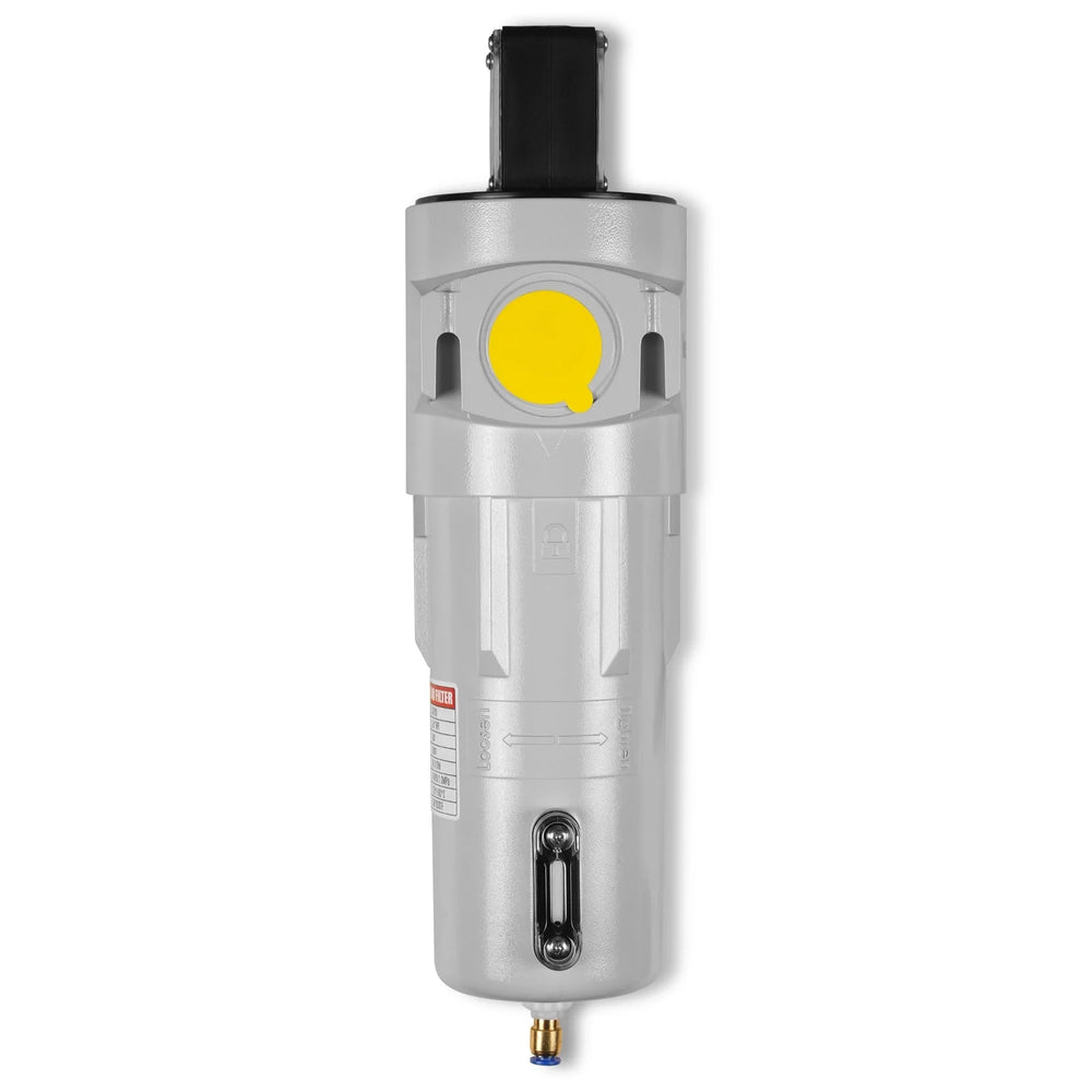99 CFM Compressed Air Oil-Water Separator Precision Filter,1μm,Oil Content 1ppm, With Auto Drain, Pressure Gauge