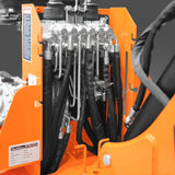 9' Tractor Backhoe Attachment with Hydraulic Thumb,  15" Bucket,  ISO/SAE Switchable Controls,  Self-Contained Hydraulic System,  3 Point Hitch Cat.1 & 2,  25-100 HP,  BH860H