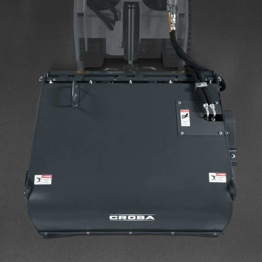 40'' Working Width Mini Skid Steer Box Broom Sweeper