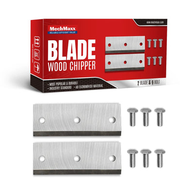 ( 1 Pack / 2 Pcs ) Blade for Wood Chipper GS650 (SKU: 110100; 110101）