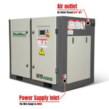 15HP Rotary Screw Air Compressor - 45 CFM,  116 PSI,  230V 3-Phase | Industrial-Grade