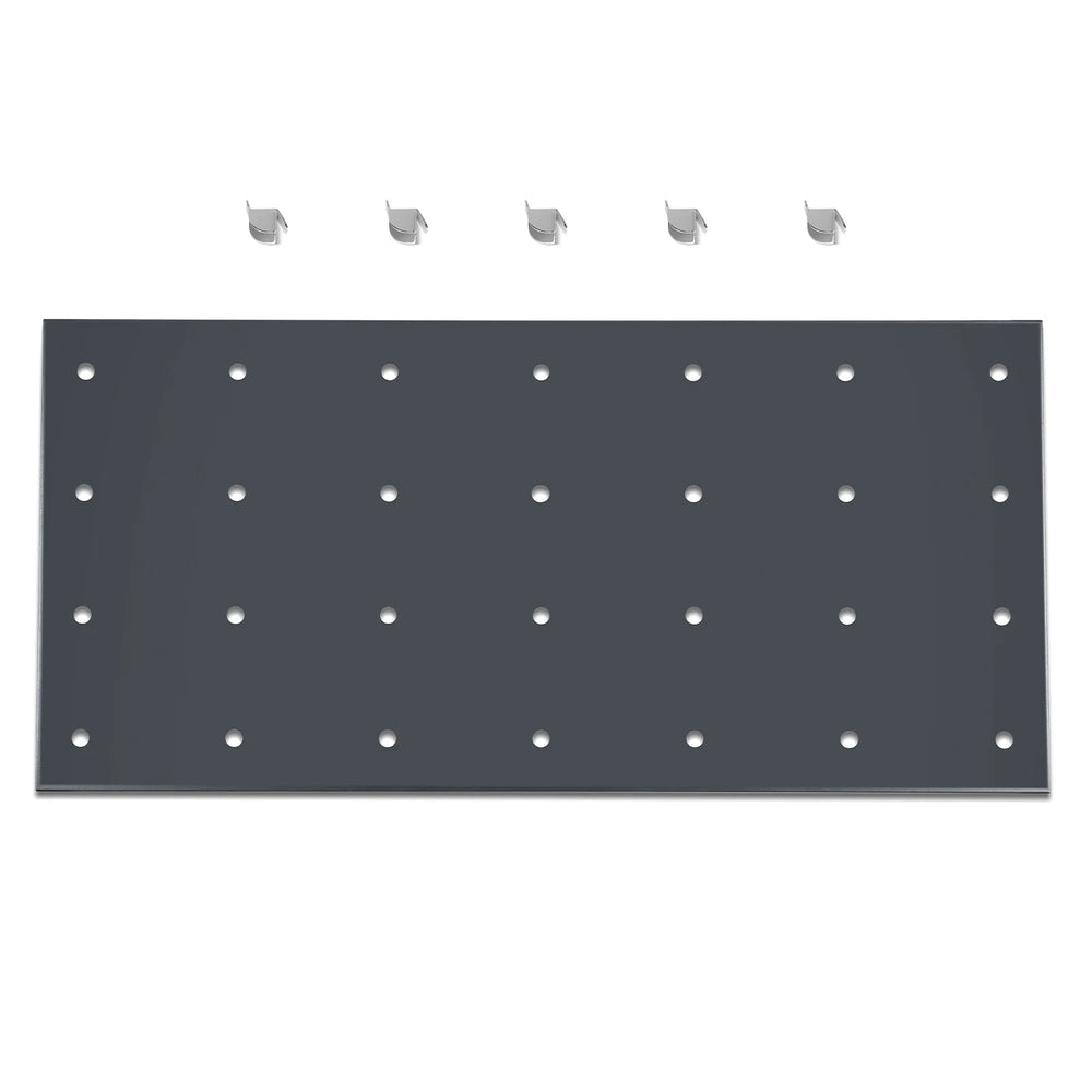 ( 1 Pack / 1 Pcs ) Shelf with 5 Pcs Clips, 1430L Cabinet, Black (for SKU:203004, 203008, 203009)