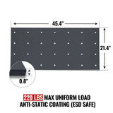 ( 1 Pack / 1 Pcs ) Shelf with 5 Pcs Clips, 1430L Cabinet, Black (for SKU:203004, 203008, 203009)