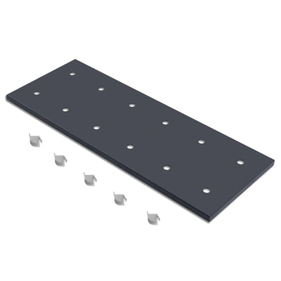 ( 1 Pack / 1 Pcs ) Shelf with 5 Pcs Clips, 320L Cabinet, Black (for SKU: 203001, 203005)
