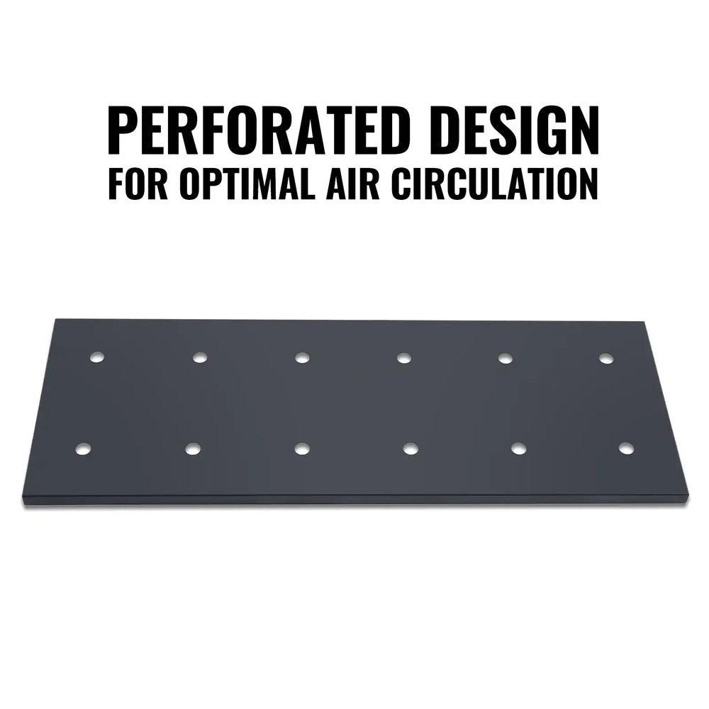 ( 1 Pack / 1 Pcs ) Shelf with 5 Pcs Clips, 320L Cabinet, Black (for SKU: 203001, 203005)