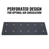 ( 1 Pack / 1 Pcs ) Shelf with 5 Pcs Clips, 320L Cabinet, Black (for SKU: 203001, 203005)