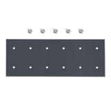 ( 1 Pack / 1 Pcs ) Shelf with 5 Pcs Clips, 320L Cabinet, Black (for SKU: 203001, 203005)