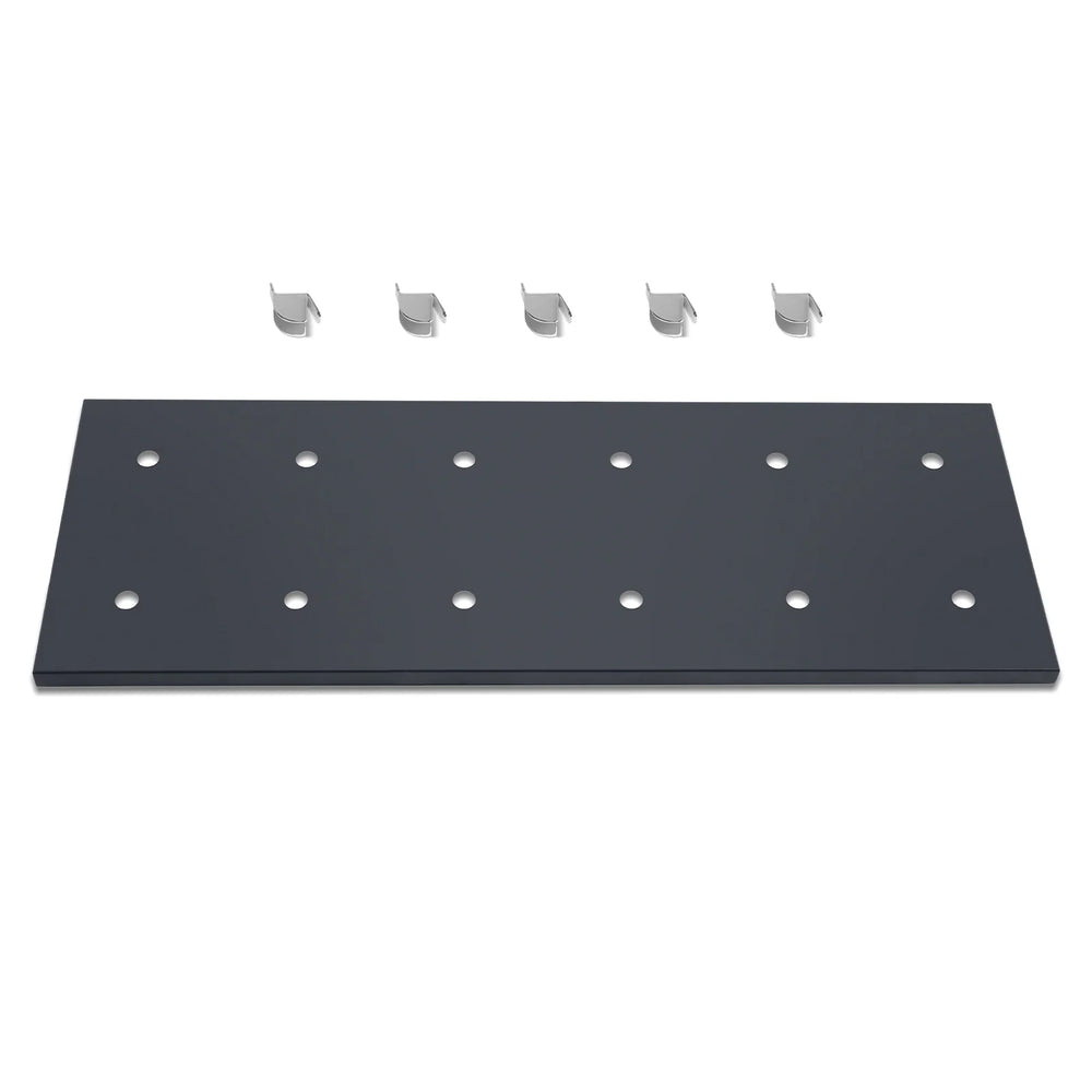 ( 1 Pack / 1 Pcs ) Shelf with 5 Pcs Clips, 320L Cabinet, Black (for SKU: 203001, 203005)