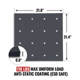 ( 1 Pack / 1 Pcs ) Shelf with 5 Pcs Clips, 540/730L Cabinet, Black (for SKU:203002, 203010, 203006, 203011)