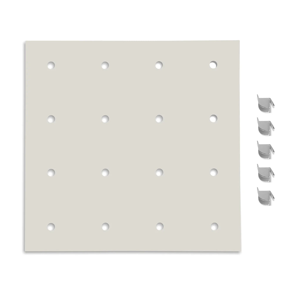( 1 Pack / 1 Pcs ) Shelf with 5 Pcs Clips, 540/730L Cabinet, White (for SKU:203002W, 203010W, 203006W, 203011W)