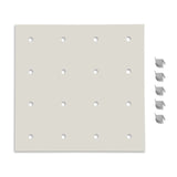 ( 1 Pack / 1 Pcs ) Shelf with 5 Pcs Clips, 540/730L Cabinet, White (for SKU:203002W, 203010W, 203006W, 203011W)