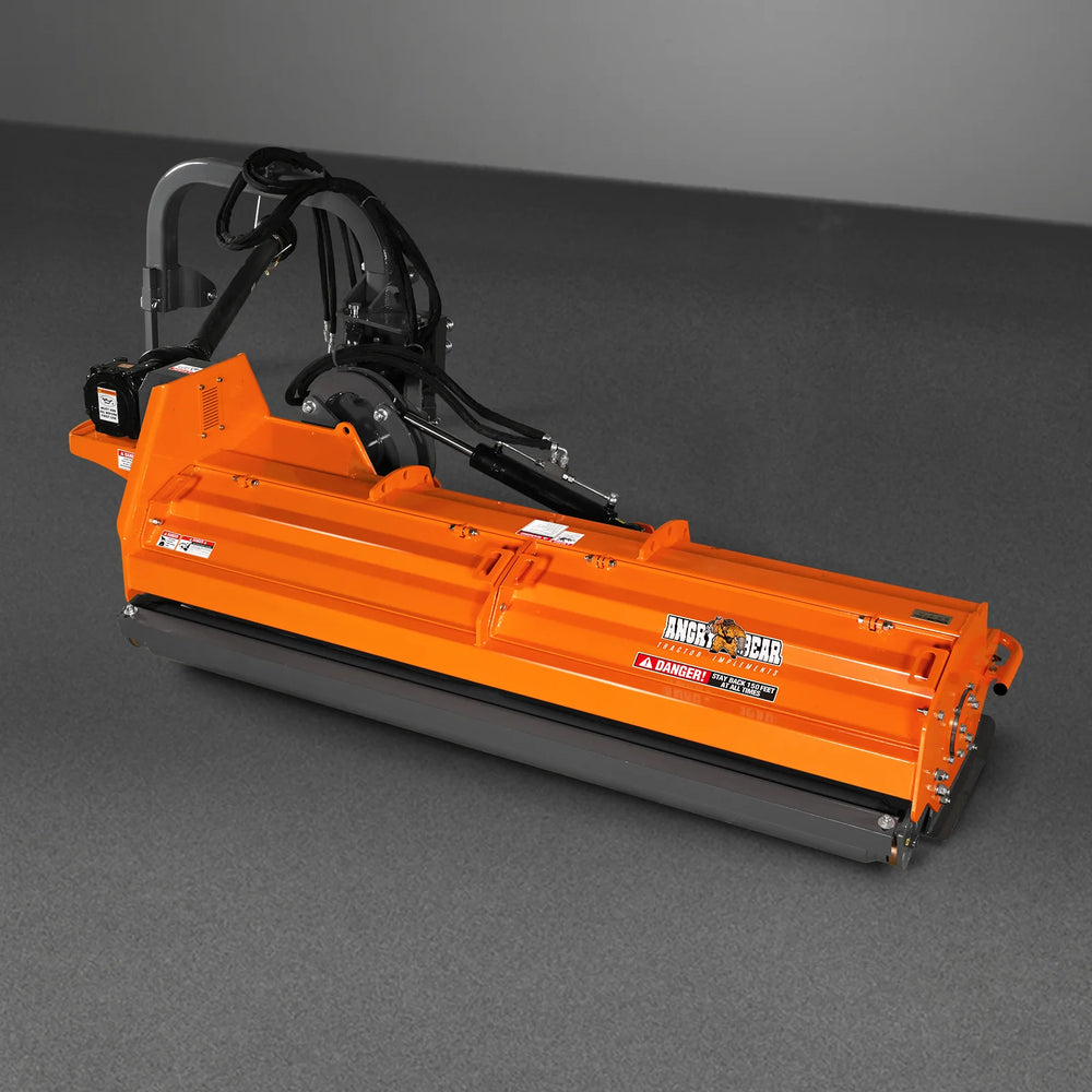 86" Heavy Duty 3Point Offset Ditch Bank Verge Flail Mower Italy CMR Gearbox,  90-120HP,  PTO Driven,  VBM86