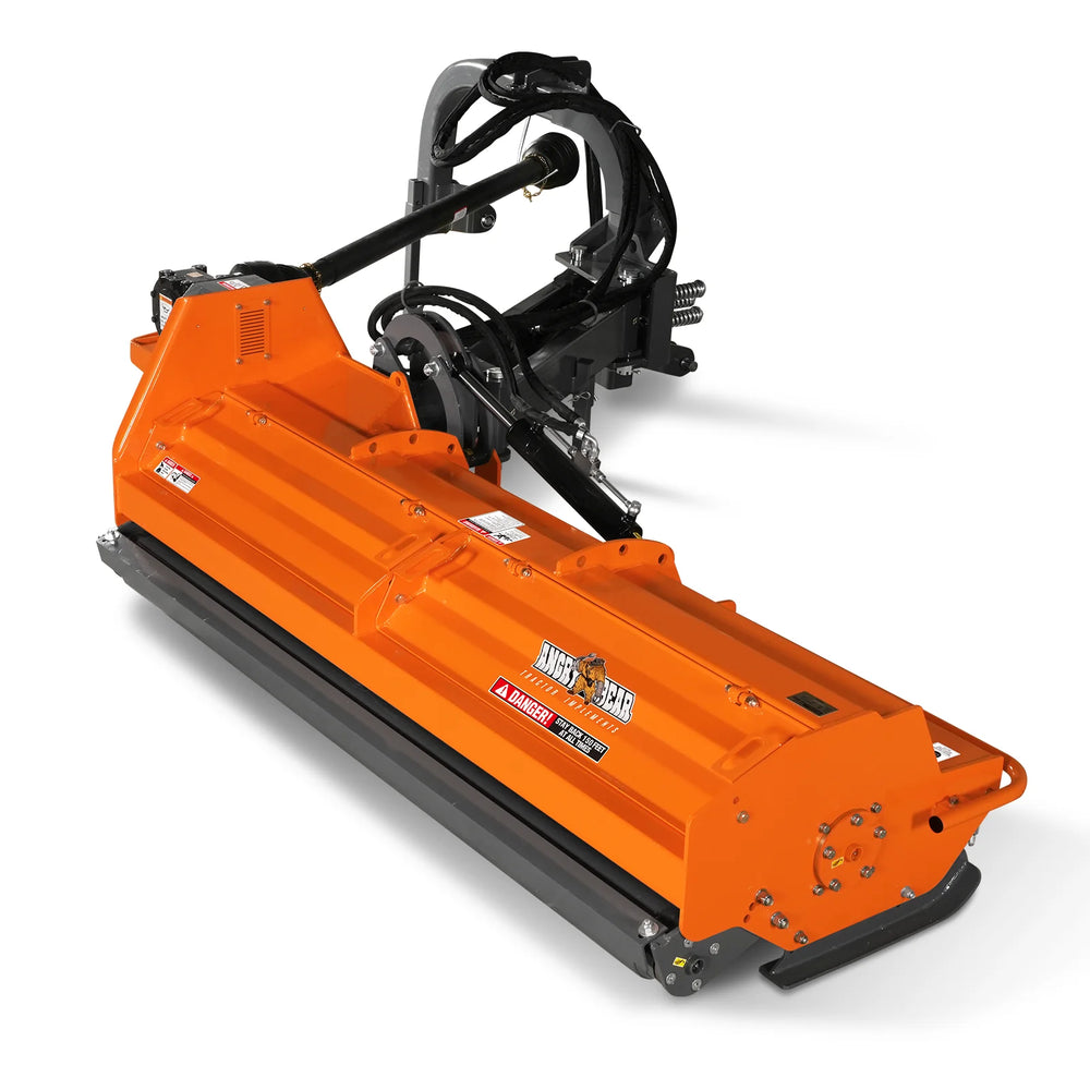 86" Heavy Duty 3Point Offset Ditch Bank Verge Flail Mower Italy CMR Gearbox,  90-120HP,  PTO Driven,  VBM86