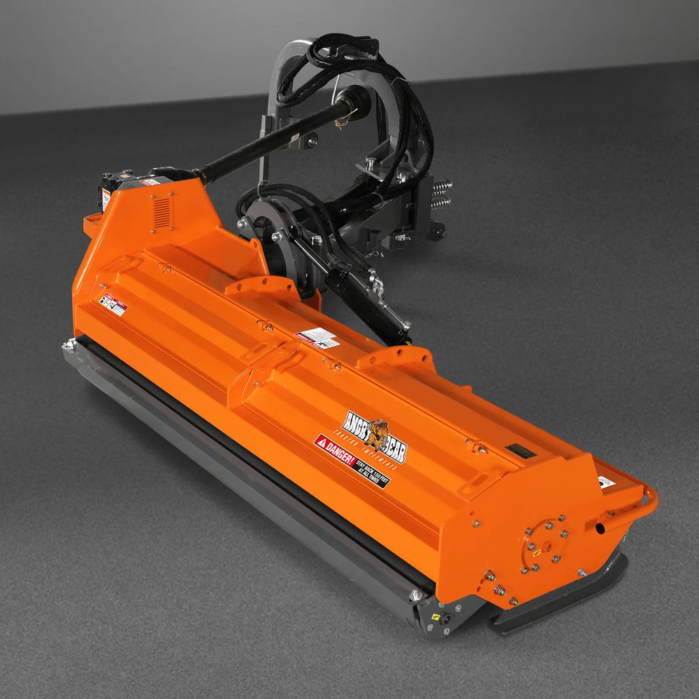 86" Heavy Duty 3Point Offset Ditch Bank Verge Flail Mower Italy CMR Gearbox,  90-120HP,  PTO Driven,  VBM86