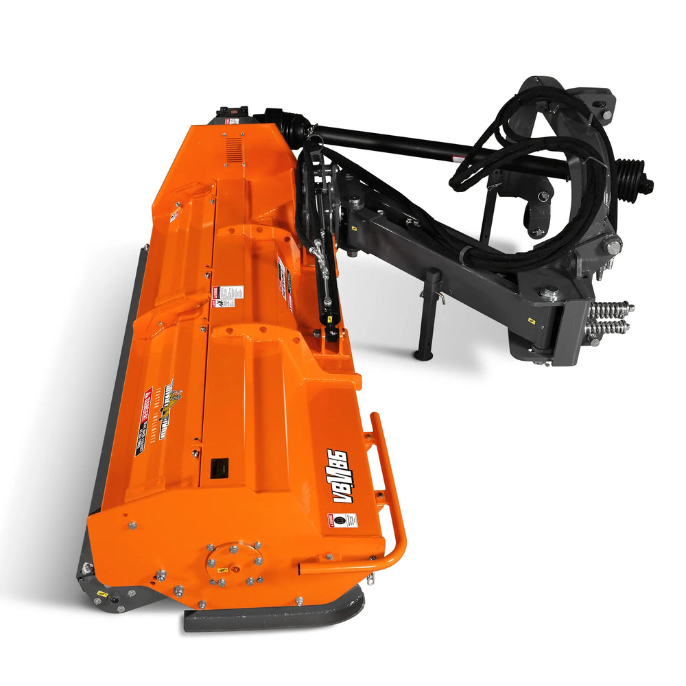 86" Heavy Duty 3Point Offset Ditch Bank Verge Flail Mower Italy CMR Gearbox,  90-120HP,  PTO Driven,  VBM86