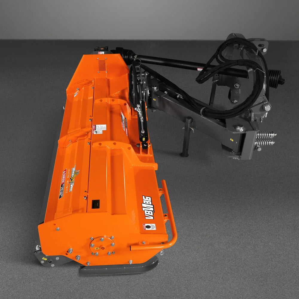 86" Heavy Duty 3Point Offset Ditch Bank Verge Flail Mower Italy CMR Gearbox,  90-120HP,  PTO Driven,  VBM86