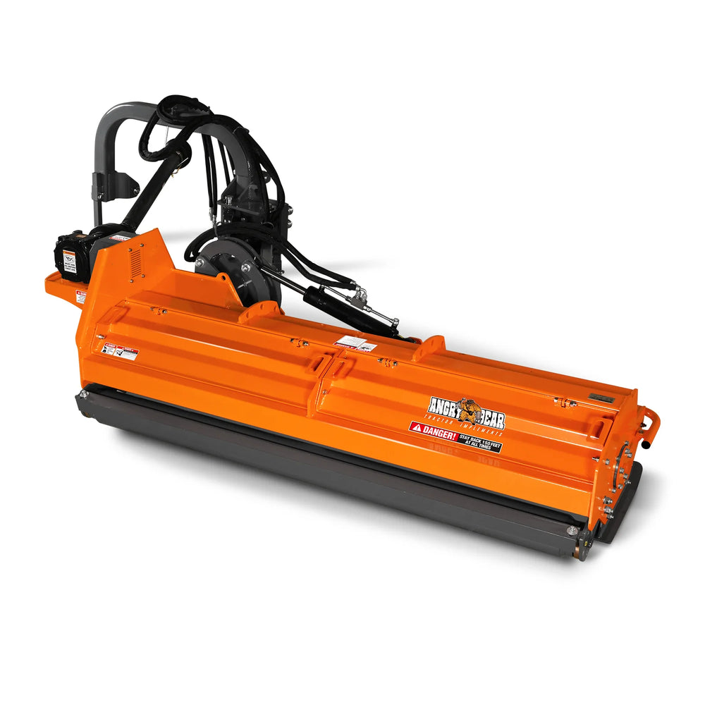 86" Heavy Duty 3Point Offset Ditch Bank Verge Flail Mower Italy CMR Gearbox,  90-120HP,  PTO Driven,  VBM86