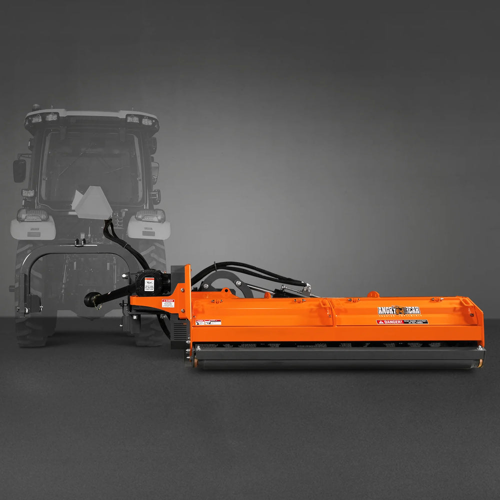 86" Heavy Duty 3Point Offset Ditch Bank Verge Flail Mower Italy CMR Gearbox,  90-120HP,  PTO Driven,  VBM86