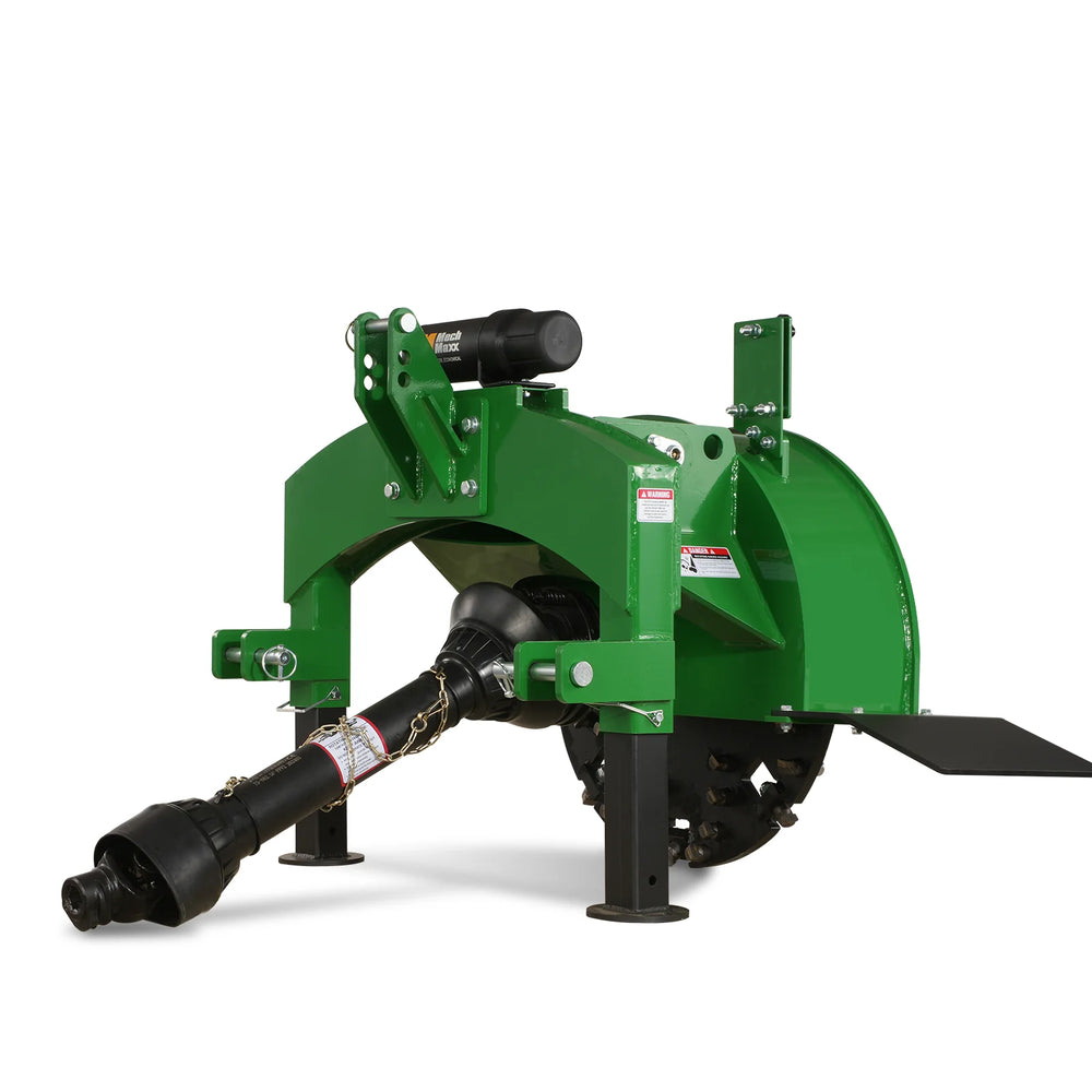 3-Point Hitch PTO Stump Grinder with 34 Carbide Teeth (PTO Shaft Included with Slip Clutch),  for 15-45HP Tractor; SG24.